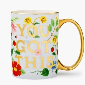Rifle Paper Co. Ceramic Mug -You Got This. New in Box